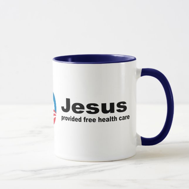 Jesus provided free healthcare mug (Right)