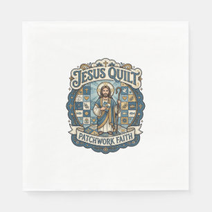 Jesus Quilt Patchwork Faith Jesus Quilt Patchwork Napkin