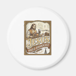 Jesus Radio Broadcast Jesus Radio Broadcast Christ Magnet