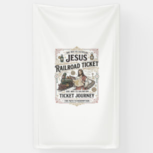 Jesus Railroad Ticket Journey Jesus Railroad Ticke Banner