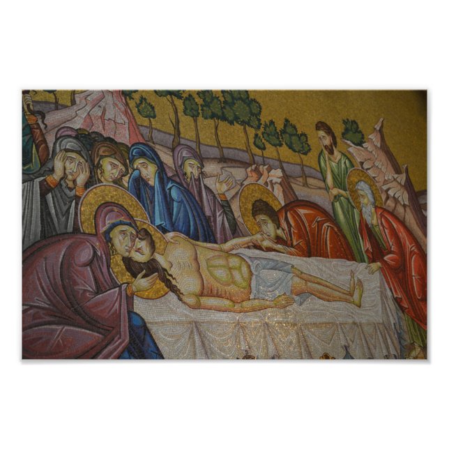 Jesus rare photo painting print (Front)