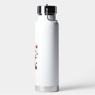Jesus Reason for The Season Cow Christmas Christia Water Bottle
