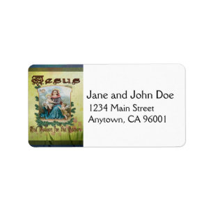 Jesus Reason for the Season Label