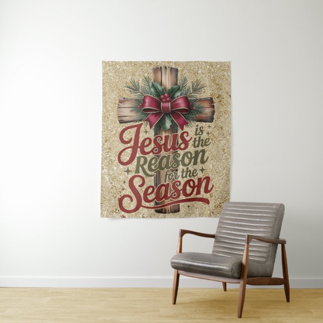 Jesus Reason Season Tapestry (In Situ)