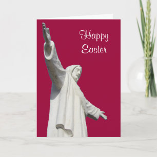 jesus red easter holiday card