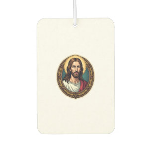 Jesus Redeemer Seal Vintage Engraving Tee Car Air Freshener
