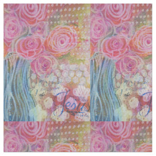 Jesus Rejoice Fabric