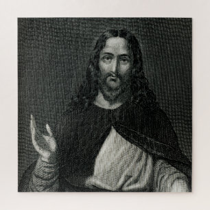 Jesus Religious Monochrome Jigsaw Puzzle