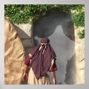 Jesus Resurrection from the Tomb Easter Poster Art