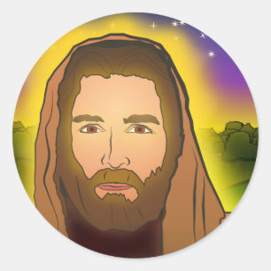 Jesus: Resurrection Morning Classic Round Sticker