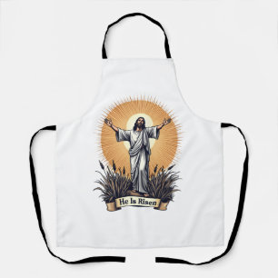 Jesus Resurrection Vintage Engraving Faith Shirt ( Apron