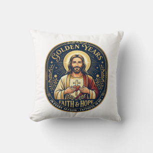 Jesus Retirement Vintage Shirt Christian Cushion