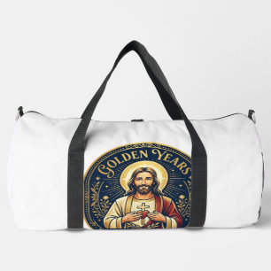 Jesus Retirement Vintage Shirt Christian Duffle Bag