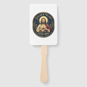 Jesus Retirement Vintage Shirt Christian Hand Fan