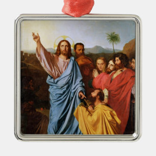 Jesus Returning the Keys to St. Peter, 1820 Metal Ornament