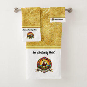 Jesus Riding Donkey Brings Eternal Hope  Bath Towel Set