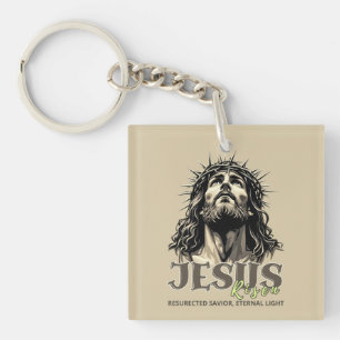 Jesus Risen - Jesus Christ Artistic  Key Ring