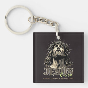 Jesus Risen - Jesus Christ Artistic Key Ring