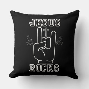 Jesus Rocks Biblical Festival Cushion