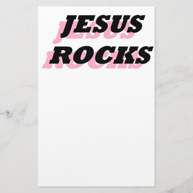 JESUS ROCKS STATIONERY (Front)