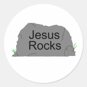 Jesus Rocks Stickers