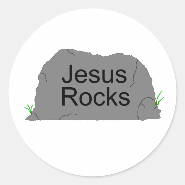 Jesus Rocks Stickers (Front)