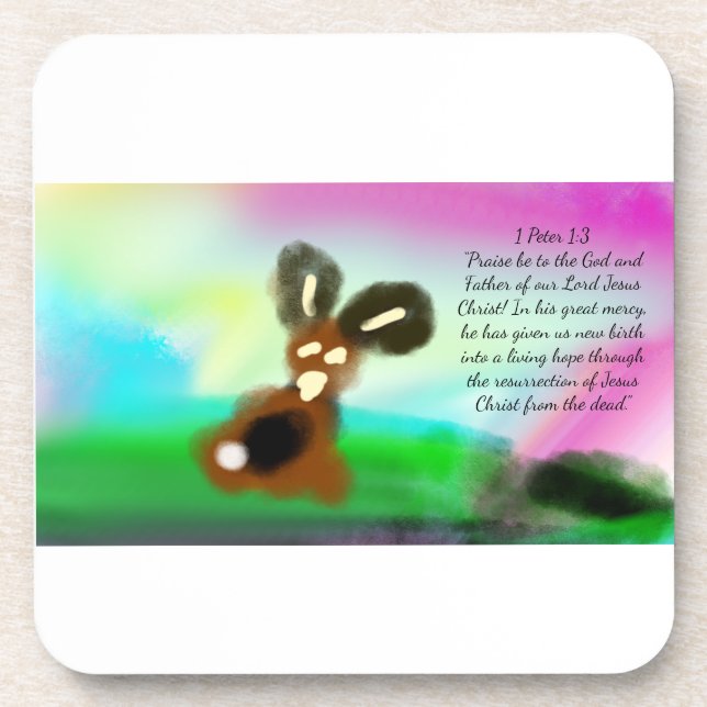 jesus rose dead coaster (Front)