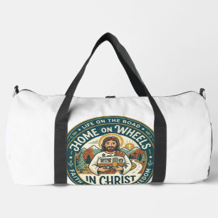 Jesus RV Camper Life Vintage Shirt Christian Graph Duffle Bag