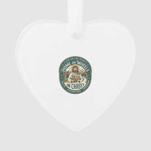 Jesus RV Camper Life Vintage Shirt Christian Graph Ornament