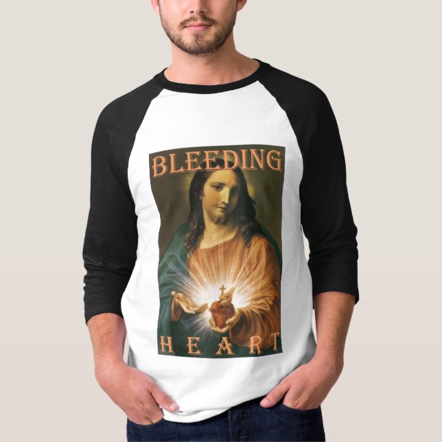 JESUS SACRED BLEEDING HEART 3 T-Shirt (Front)
