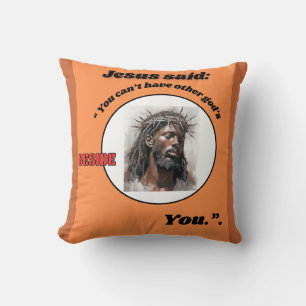 "Jesus said:" Cushion
