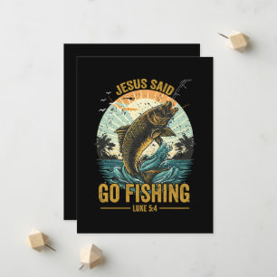 Jesus Said Go Fishing Luke 5 4 Announcement