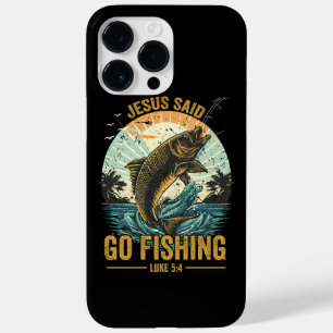 Jesus Said Go Fishing Luke 5 4 Case-Mate iPhone 14 Pro Max Case