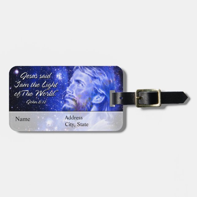 Jesus said Iam.. Luggage Tag (Front Horizontal)