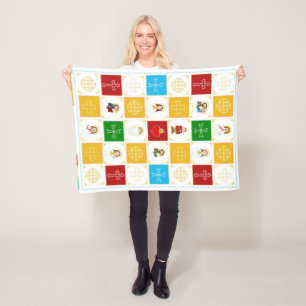 Jesus, Saints, & Angels Fleece Blanket