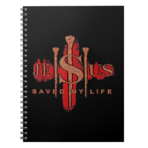 Jesus Saved My Life God Bibi Faith Christian Lover Notebook