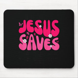 Jesus Saves Bible Verse Christian Faith Religious  Mouse Pad