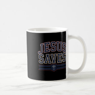 Jesus Saves Bro Christian Hockey Youth Boy You Lov Coffee Mug