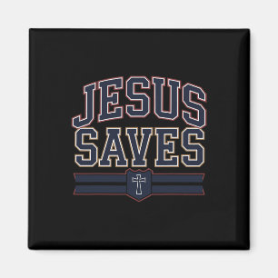Jesus Saves Bro Christian Hockey Youth Boy You Lov Magnet