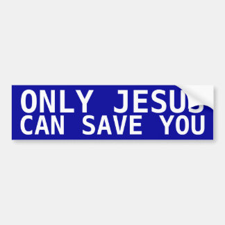 Jesus Saves Bumper Sticker