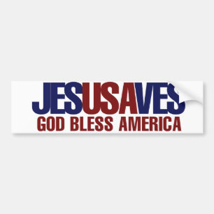 Jesus Saves Bumper Sticker