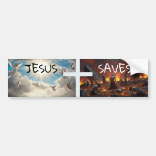 Jesus Saves Bumper Sticker