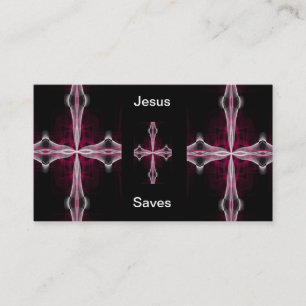 Jesus Saves business cards
