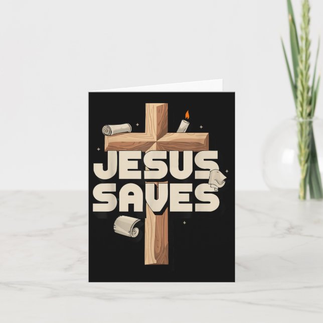 Jesus Saves  Card (Front)
