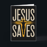 Jesus Saves Christian Faith Devotion Believer  Card<br><div class="desc">Jesus Saves Christian Faith Devotion Believer</div>
