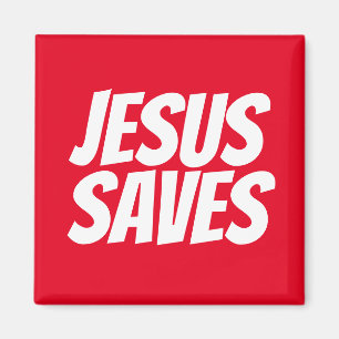 Jesus Saves Christian Magnet