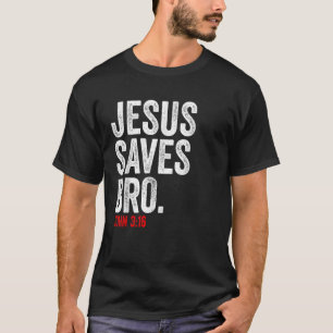 JESUS SAVES christian motivational bible verse men T-Shirt