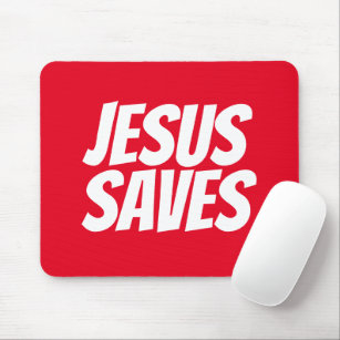 Jesus Saves Christian Mousepad