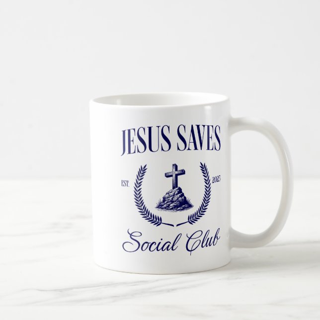 Jesus Saves Christian Women  Coffee Mug (Right)