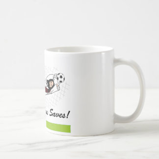 JESUS SAVES! COFFEE MUG